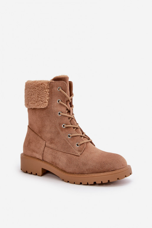 Bottines de travail chauffantes pour femmes To the Castle couleur marron Mivael