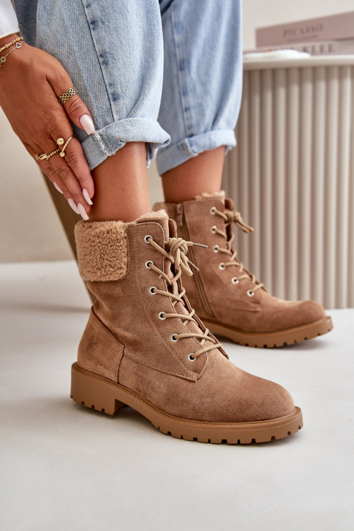 Bottines de travail chauffantes pour femmes To the Castle couleur marron Mivael