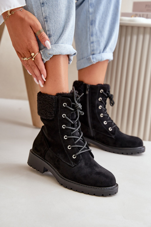 Bottines de travail chauffantes pour femmes To the Castle de couleur noire Mivael