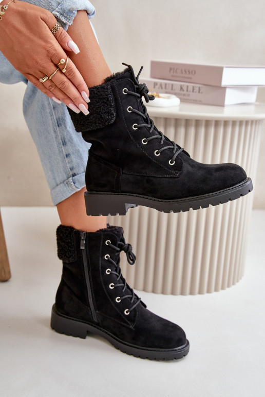 Bottines de travail chauffantes pour femmes To the Castle de couleur noire Mivael