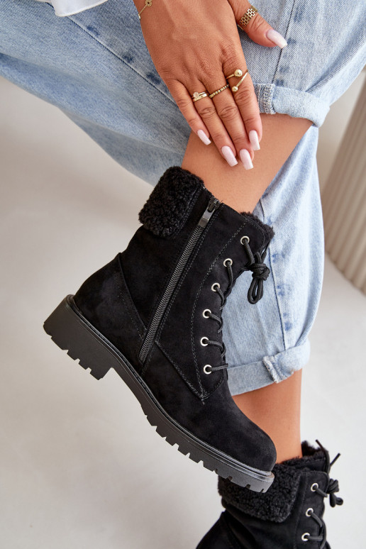 Bottines de travail chauffantes pour femmes To the Castle de couleur noire Mivael