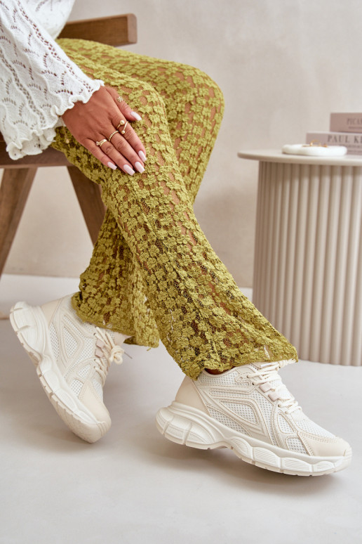 Sportschuhe Sneakers Modell Schuhe Damen Beige Timoci Sportschuhe Sneakers Modell Schuhe Damen Beige Timoci