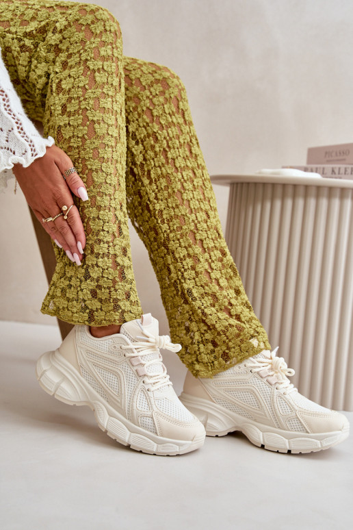 baskets Chaussures modèle baskets Féminin beige Timoci baskets Chaussures modèle baskets Féminin beige Timoci