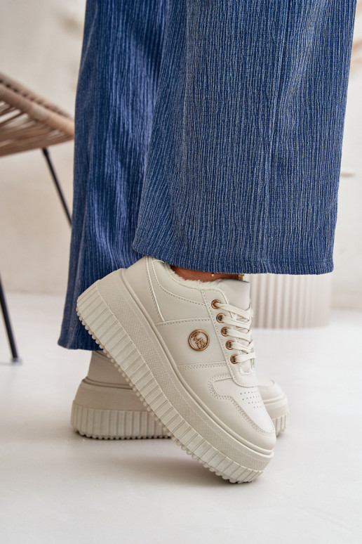 Turnschuhe Modell Schuhe Sportschuhe Damen warm mit modischen massiven Sohlen beige Verissha Turnschuhe Modell Schuhe Sportschuhe Damen warm mit modischen massiven Sohlen beige Verissha