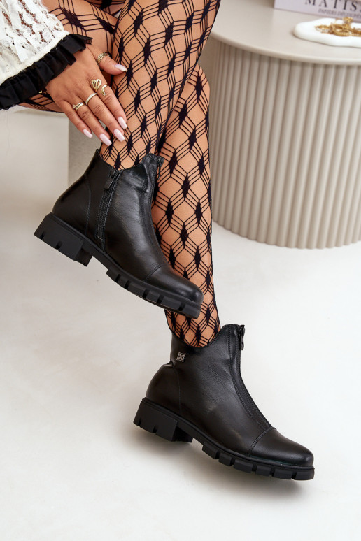 réchauffer Bottes pour femmes en cuir écologique couleur noire Verietta réchauffer Bottes pour femmes en cuir écologique couleur noire Verietta