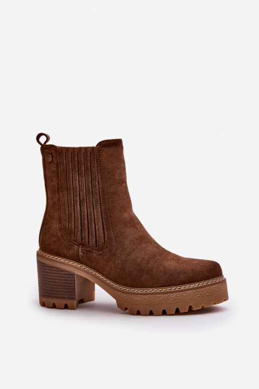 Bottes pour femmes Z en daim écologiqueu réchauffer marron foncé Nevitas Bottes pour femmes Z en daim écologiqueu réchauffer marron foncé Nevitas
