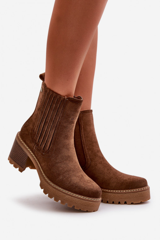 Bottes pour femmes Z en daim écologiqueu réchauffer marron foncé Nevitas Bottes pour femmes Z en daim écologiqueu réchauffer marron foncé Nevitas