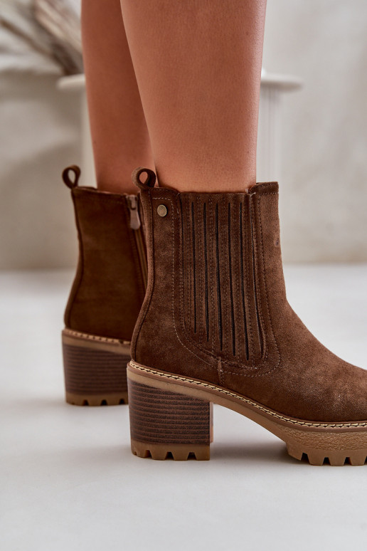 Bottes pour femmes Z en daim écologiqueu réchauffer marron foncé Nevitas Bottes pour femmes Z en daim écologiqueu réchauffer marron foncé Nevitas