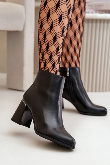 Doucement Bottes pour femmes Z en daim écologiqueu réchauffer couleur noire Milisea