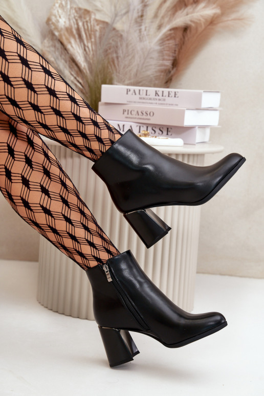 Doucement Bottes pour femmes Z en daim écologiqueu réchauffer couleur noire Milisea