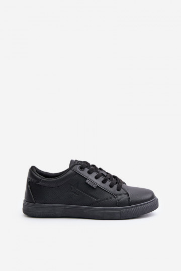 Freizeitschuhe für Herren aus Öko-Leder Big Star OO174021 Hi-Poly System schZuarze Farbe 2