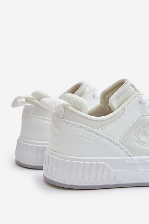 Sneakers Stilvollllschuhe für Männer aus Öko-Leder Big Star OO174003 Zueiße Farbe