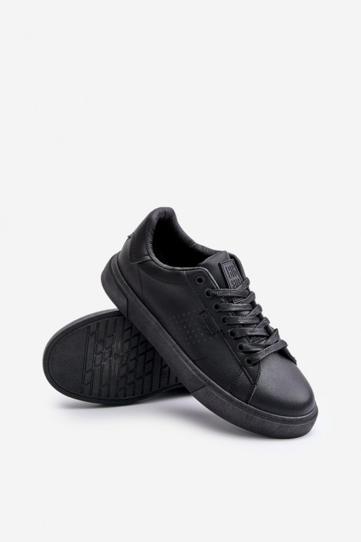 chaussures décontractées Chaussures modèle baskets pour hommes en cuir écologique Big Star OO174117 couleur noire chaussures décontractées Chaussures modèle baskets pour hommes en cuir écologique Big Star OO174117 couleur noire