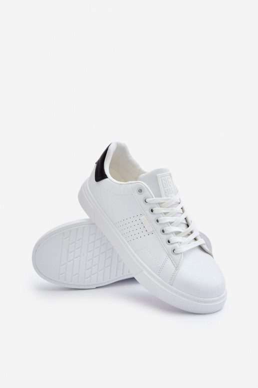 lässige Schuhe Sneakers Stilvollllschuhe für Männer aus Öko-Leder Big Star OO174115 Zueiße Farbe