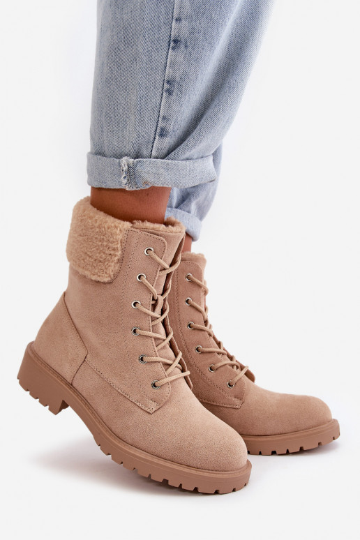 Bottines de travail chauffantes pour femmes To the Castle couleur beige Mivael Bottines de travail chauffantes pour femmes To the Castle couleur beige Mivael