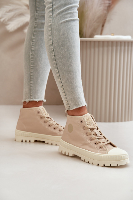 Chaussures de loisirs avec une botte À cause de Kubo Big Star OO274006 beige