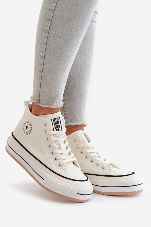 opInarmen Vrijetijdsschoenen met platform Eko Leer Big Star OO274061 Initte kleur