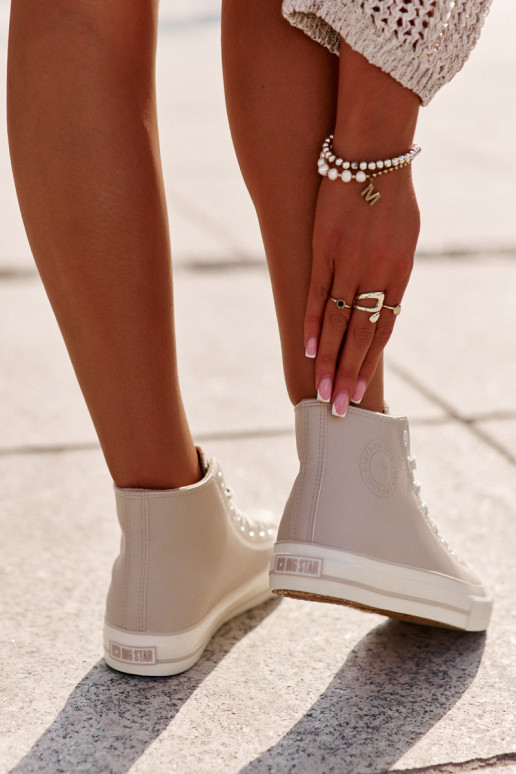 Chaussures de loisirs réchauffer en cuir écologique couleur rose Big Star OO274933 Chaussures de loisirs réchauffer en cuir écologique couleur rose Big Star OO274933