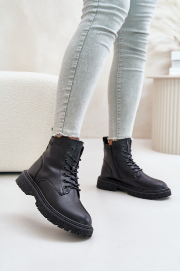 Bottines de travail réchauffées Femme OO274A126 couleur noir