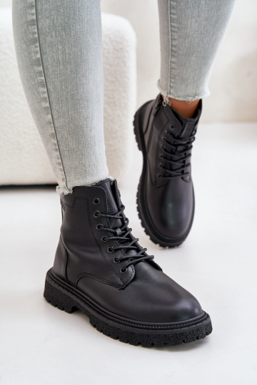 Bottines de travail réchauffées Femme OO274A126 couleur noir 2