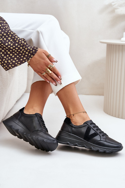 Haut Turnschuhe Feminin Vinceza 7918 schZuarze Farbe Haut Turnschuhe Feminin Vinceza 7918 schZuarze Farbe