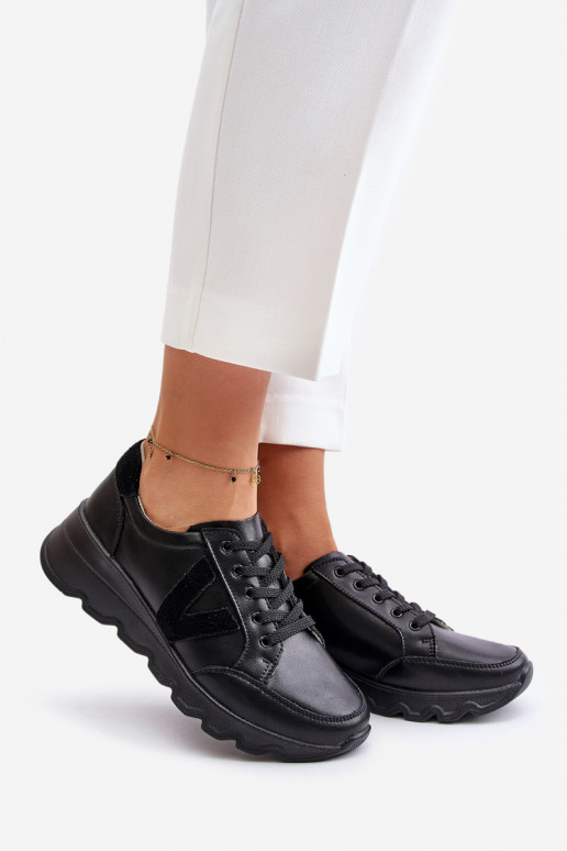 Peau baskets Féminin Vinceza 7918 couleur noire Peau baskets Féminin Vinceza 7918 couleur noire