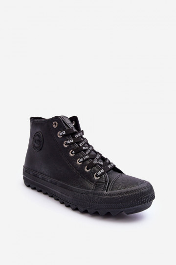 Chaussures de loisirs Big Star High couleur noire réchauffée EE274110 2
