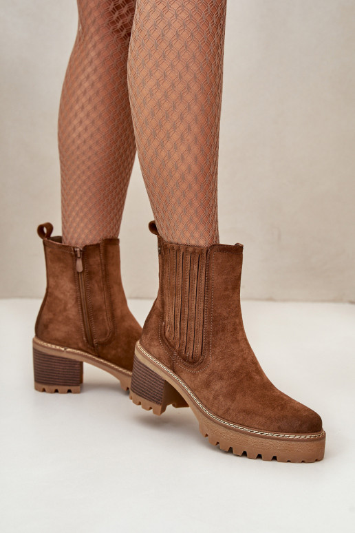 Damenstiefel Z aus Öko-INildlederu sich Zuarm laufen braune Farbe Nevitas Damenstiefel Z aus Öko-INildlederu sich Zuarm laufen braune Farbe Nevitas