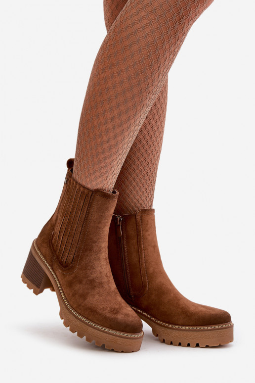 Damenstiefel Z aus Öko-INildlederu sich Zuarm laufen braune Farbe Nevitas Damenstiefel Z aus Öko-INildlederu sich Zuarm laufen braune Farbe Nevitas