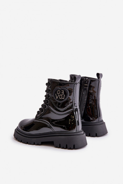 met lakeffect Laarzen Kinderen opInarmen met bont erin Opar het kasteel zInart Evaliraea