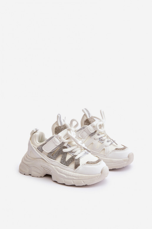 Chaussures modèle baskets Puéril avec des yeux qui clignotent couleur blanche Rianalla Chaussures modèle baskets Puéril avec des yeux qui clignotent couleur blanche Rianalla