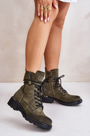 Bottes bottes d équitation hautes Avec curseurs couleur verte Il fautisa 2
