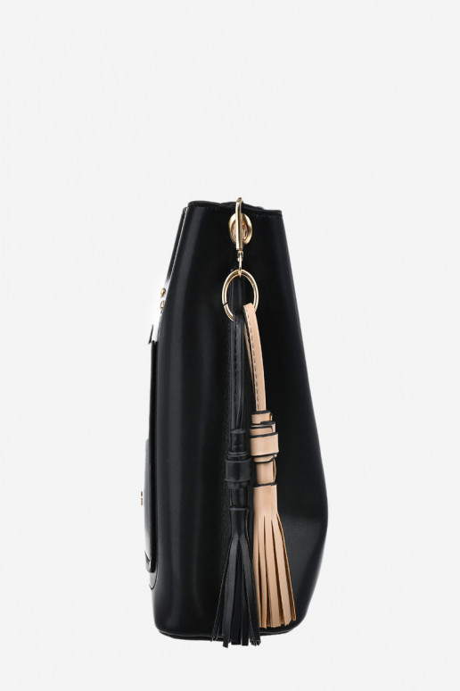 Un petit sac à main en cuir écologique Big Star OO574139 noir