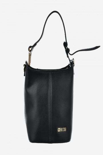 Petit sac à main pour femme en éco-cuir Big Star OO574133 noir