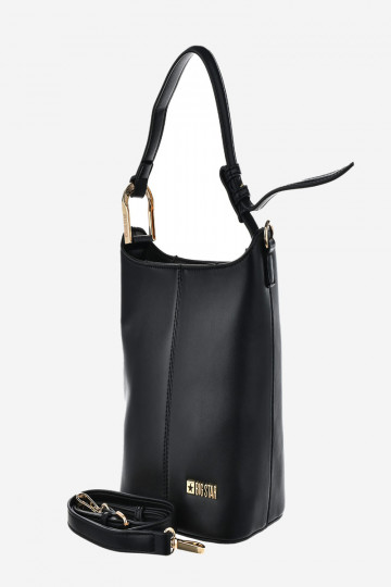 Dames kleine handtas gemaakt van ecoleer Big Star OO574133 zwart 2