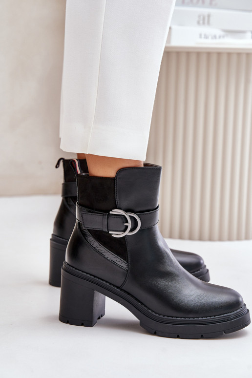 Bottes pour femmes avec des talons Enregistrer réchauffer Au Château couleur noire Inabelle Bottes pour femmes avec des talons Enregistrer réchauffer Au Château couleur noire Inabelle
