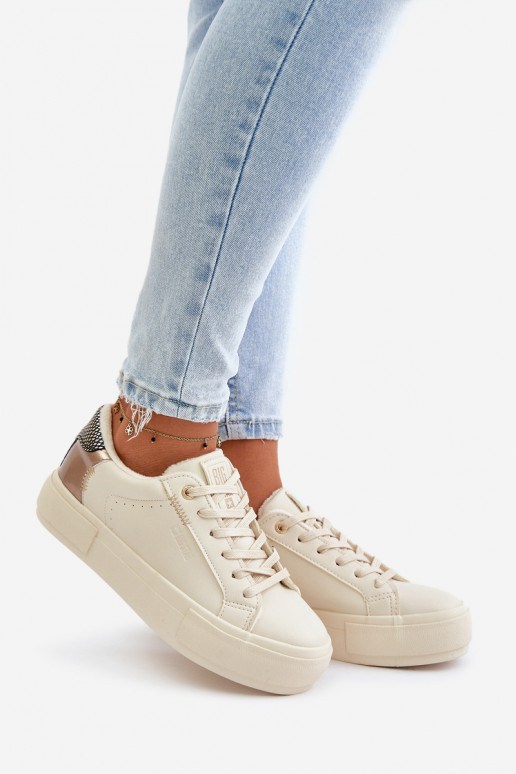 opInarmen Vrijetijdsschoenen met platform Big Star OO274A454 beige