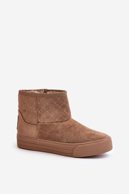 Bottes Bottes de neige Au Château réchauffer avec de la fourrure à l intérieur Big Star OO274A524 beige Bottes Bottes de neige Au Château réchauffer avec de la fourrure à l intérieur Big Star OO274A524 beige