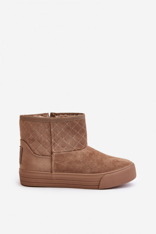 Bottes Bottes de neige Au Château réchauffer avec de la fourrure à l intérieur Big Star OO274A524 beige Bottes Bottes de neige Au Château réchauffer avec de la fourrure à l intérieur Big Star OO274A524 beige