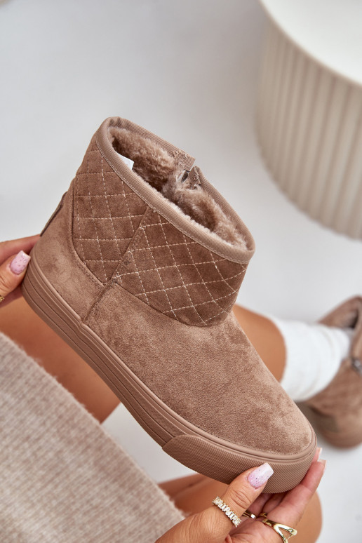 Laarzen SneeuIn laarzen Opar het kasteel opInarmen met bont erin Big Star OO274A524 beige Laarzen SneeuIn laarzen Opar het kasteel opInarmen met bont erin Big Star OO274A524 beige