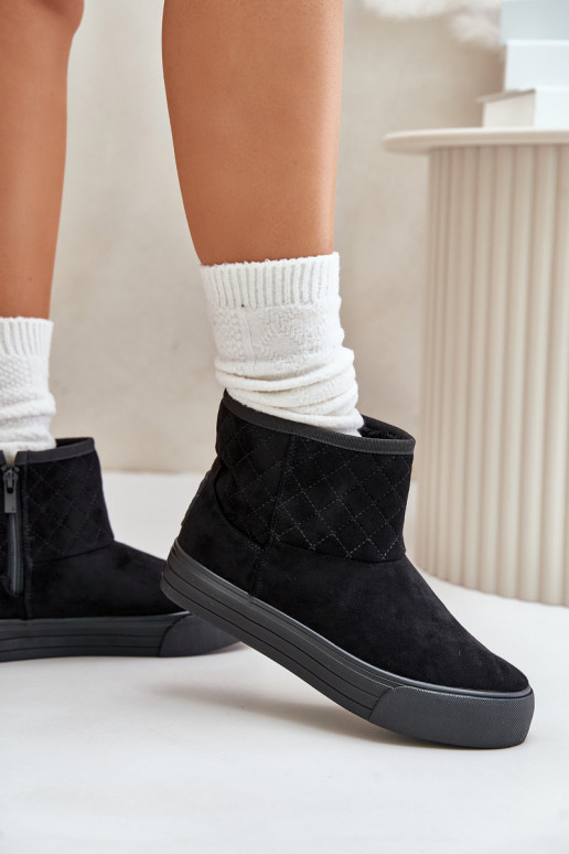 Bottes Bottes de neige Au Château réchauffer avec de la fourrure à l intérieur Big Star OO274A522 couleur noire Bottes Bottes de neige Au Château réchauffer avec de la fourrure à l intérieur Big Star OO274A522 couleur noire