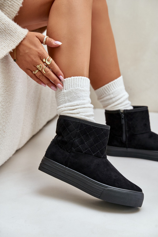 Bottes Bottes de neige Au Château réchauffer avec de la fourrure à l intérieur Big Star OO274A522 couleur noire Bottes Bottes de neige Au Château réchauffer avec de la fourrure à l intérieur Big Star OO274A522 couleur noire