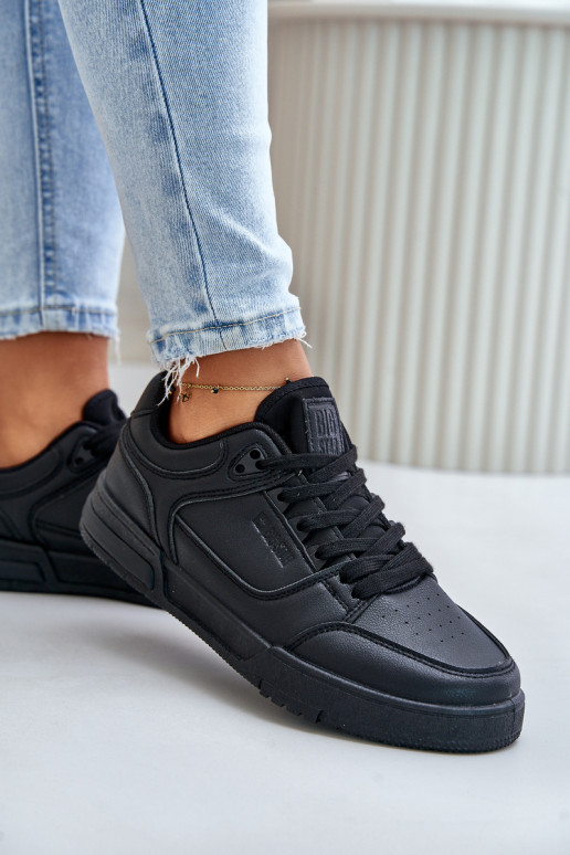 Sneakers Stilvollllschuhe Feminin Big Star OO274A551 Hi-Poly System schZuarze Farbe