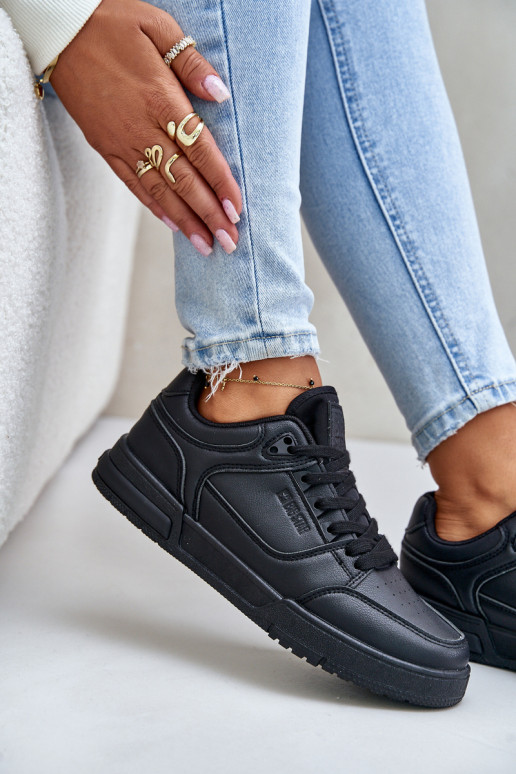 Chaussures modèle baskets Féminin Big Star OO274A551 Hi-Poly System couleur noire