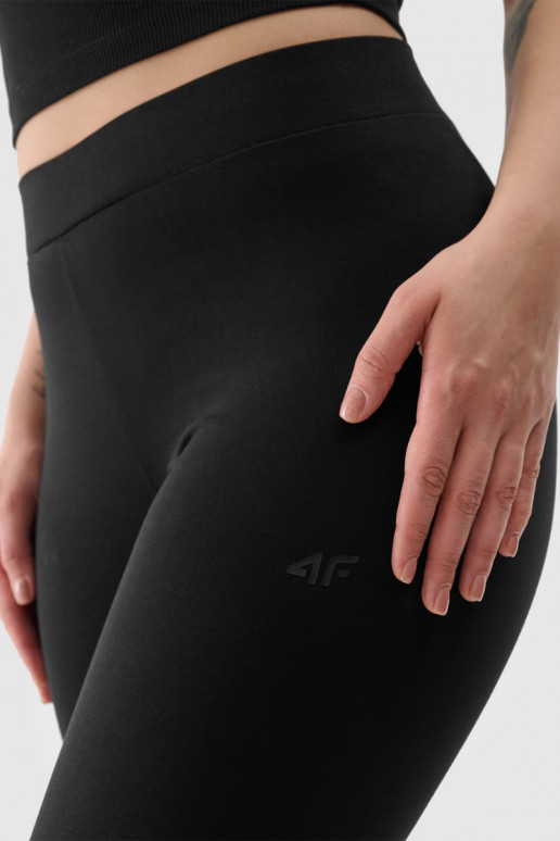 Legginsy Feminin DzianinoZue schZuarze Farbe 4FINMM00TTIGF195-20S