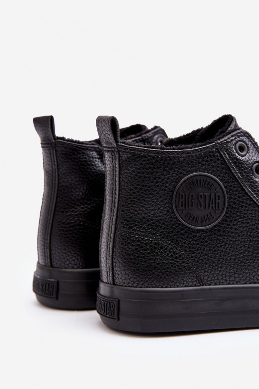 réchauffer pour hommes chaussures décontractées avec fermetures éclair couleur noire Big Star MM174012 réchauffer pour hommes chaussures décontractées avec fermetures éclair couleur noire Big Star MM174012