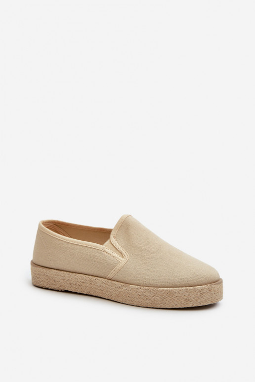 Espadrilles met plateau beige Naloenma Espadrilles met plateau beige Naloenma