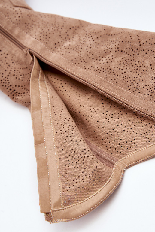 Damen durchbrochene lange Stiefel... Damen durchbrochene lange Stiefel...