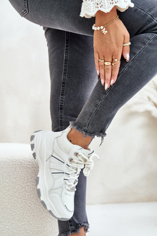 sich Zuarm laufen Sneakers Stilvollllschuhe Feminin Big Star OO274A161 Zueiße Farbe