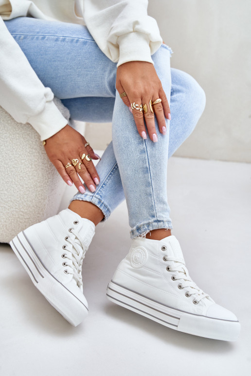 réchauffer Chaussures de loisirs avec une plateforme OO274A473 couleur blanche réchauffer Chaussures de loisirs avec une plateforme OO274A473 couleur blanche